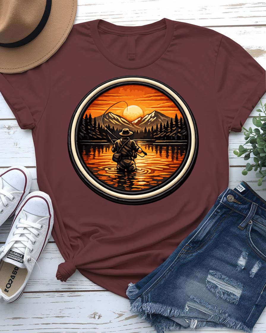Fly Fishing Adventure Design  Tee
