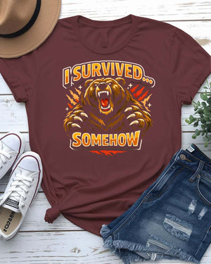 I Survived Somehow Graphic T-Shirt