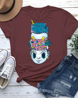 Overthinker t-shirt with minimalist bold typography on heather grey