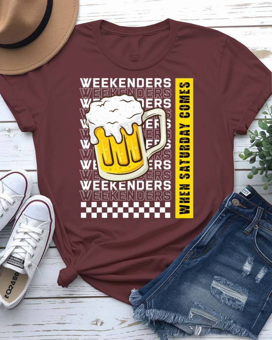 Weekenders Streetwear Tee — Casual Weekend Graphic T-Shirt
