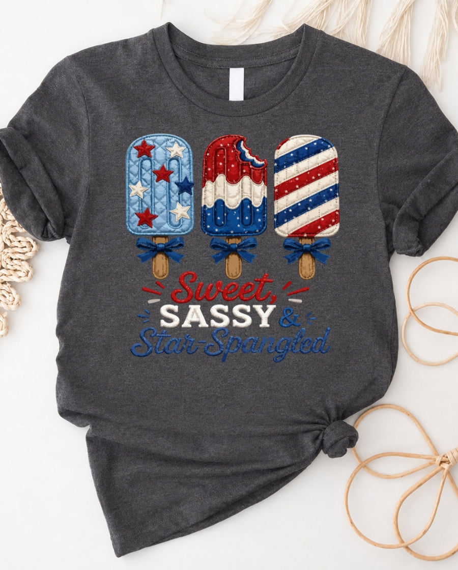 Sweet and Sassy 4 July  T‑Shirt