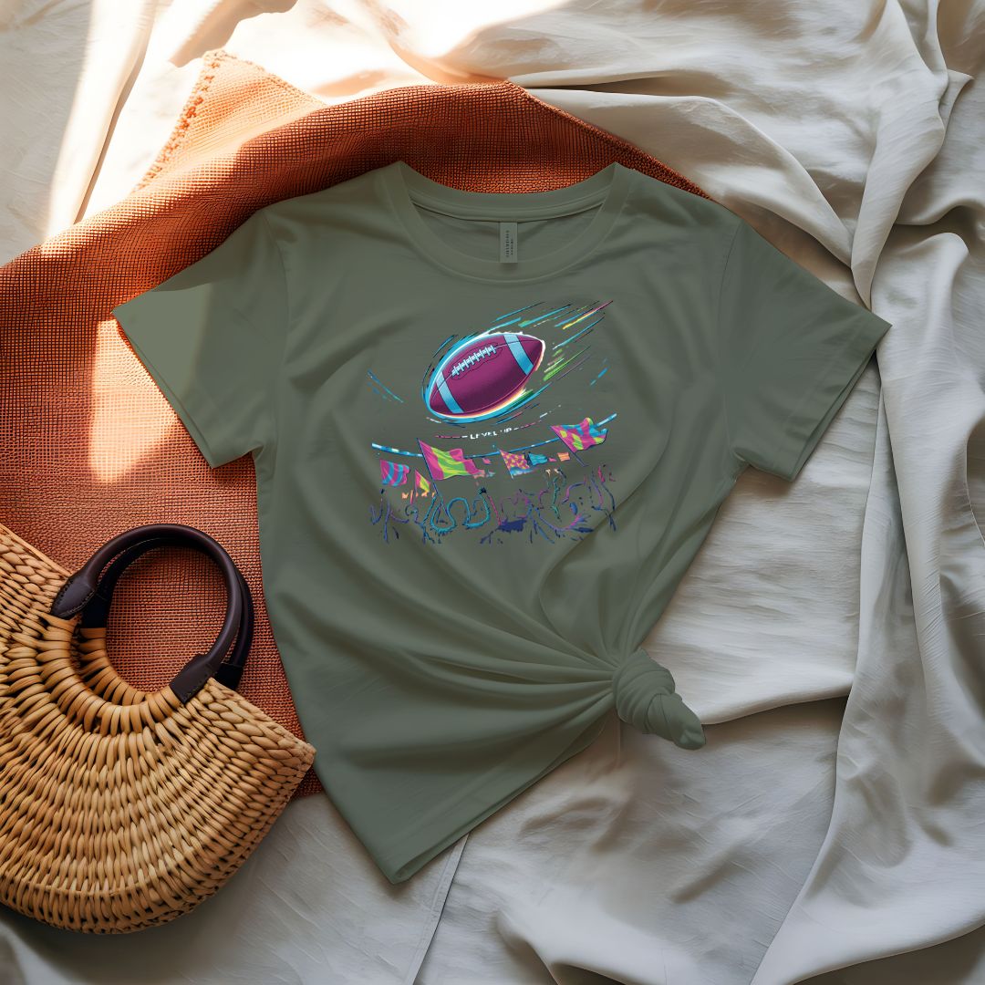 American Football Graphic T-Shirt by Memez Store