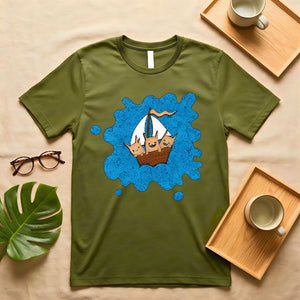 Need One Boat and Three Only Viral Logic Puzzle T-Shirt