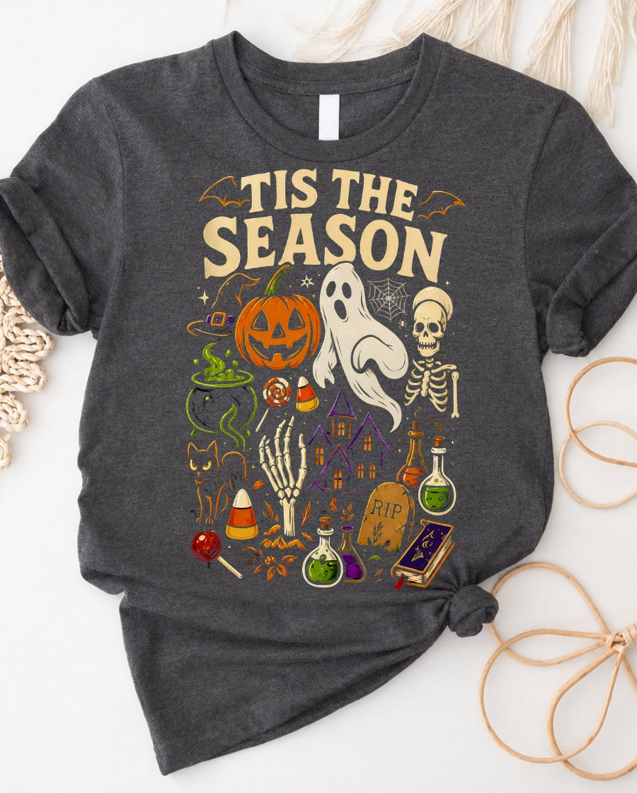 T-Shirt - "'Tis the Season" Halloween Graphic Tee