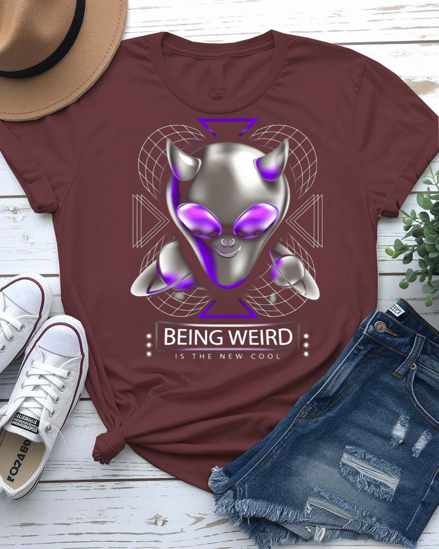Being Weird Streetwear Tee — Graphic Street Style T-Shirt