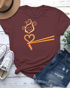 Valentine Flame Graphic Streetwear T-Shirt