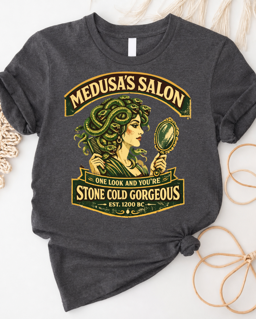 Medusa's Salon 'Stone Cold Gorgeous' T-Shirt