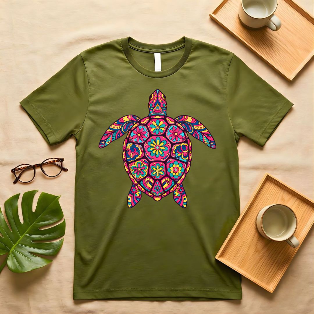 Color Turtle Meme  Tee