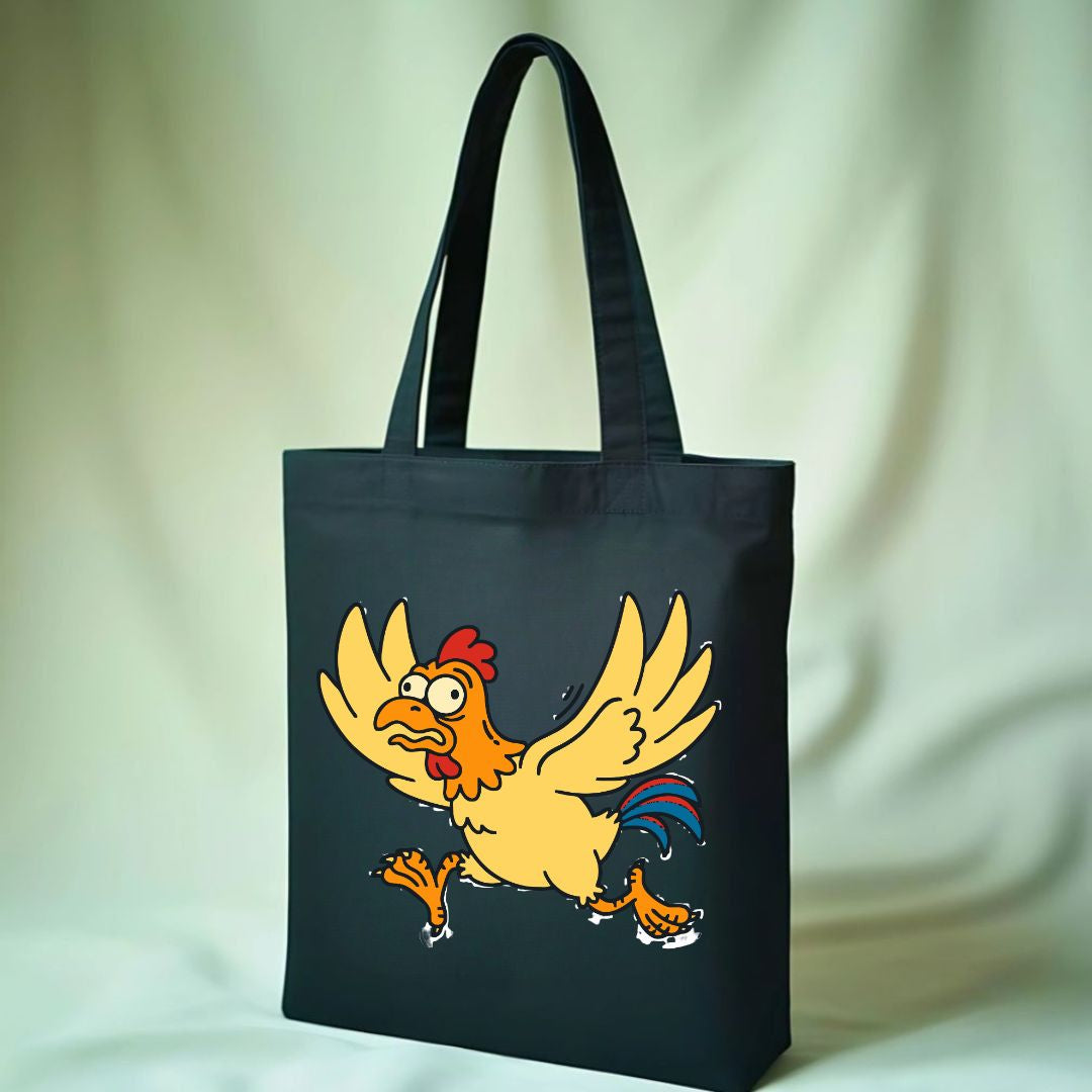 Funny Bird Graphic Tote Bag