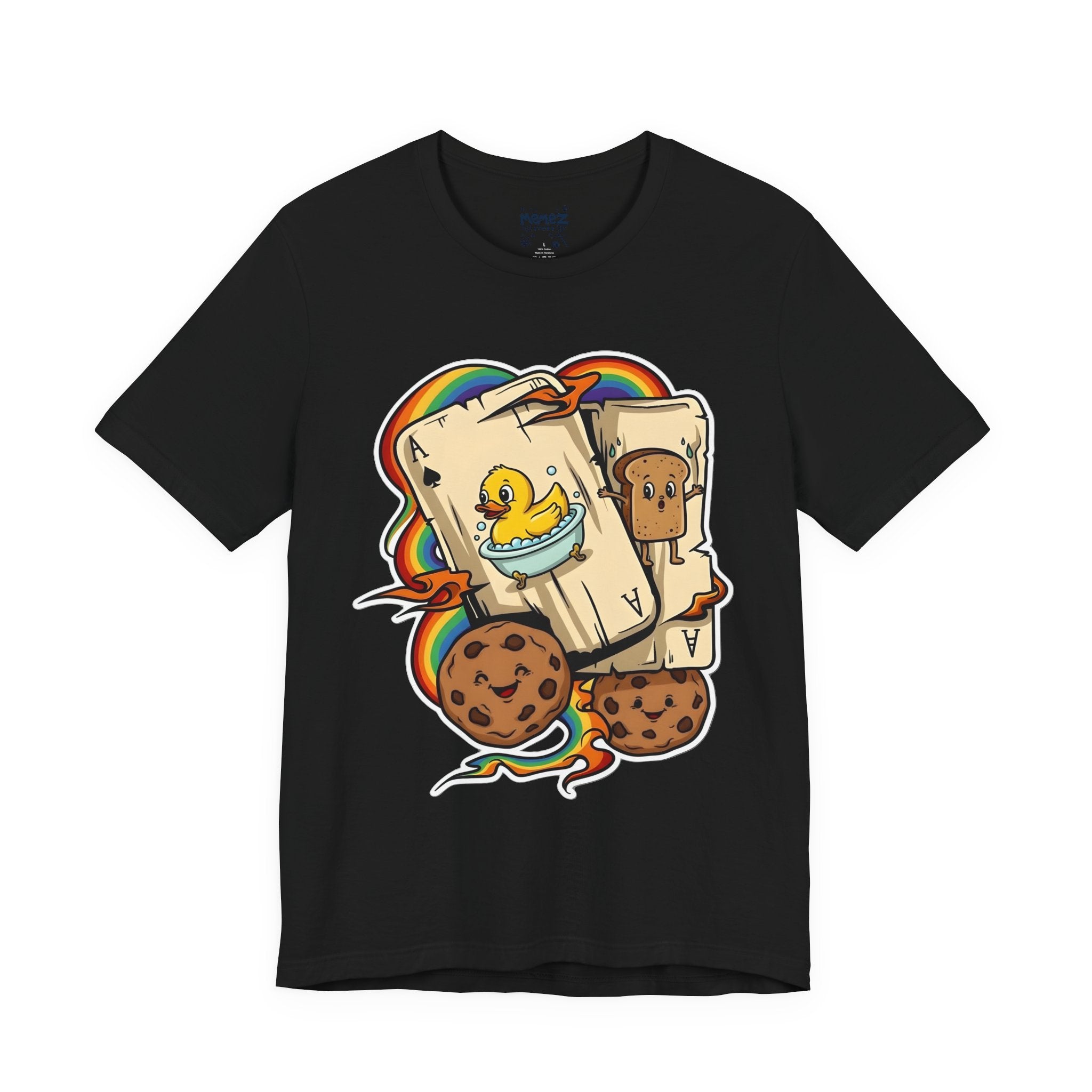 Playing Cards and Cookies Meme Funny Tee