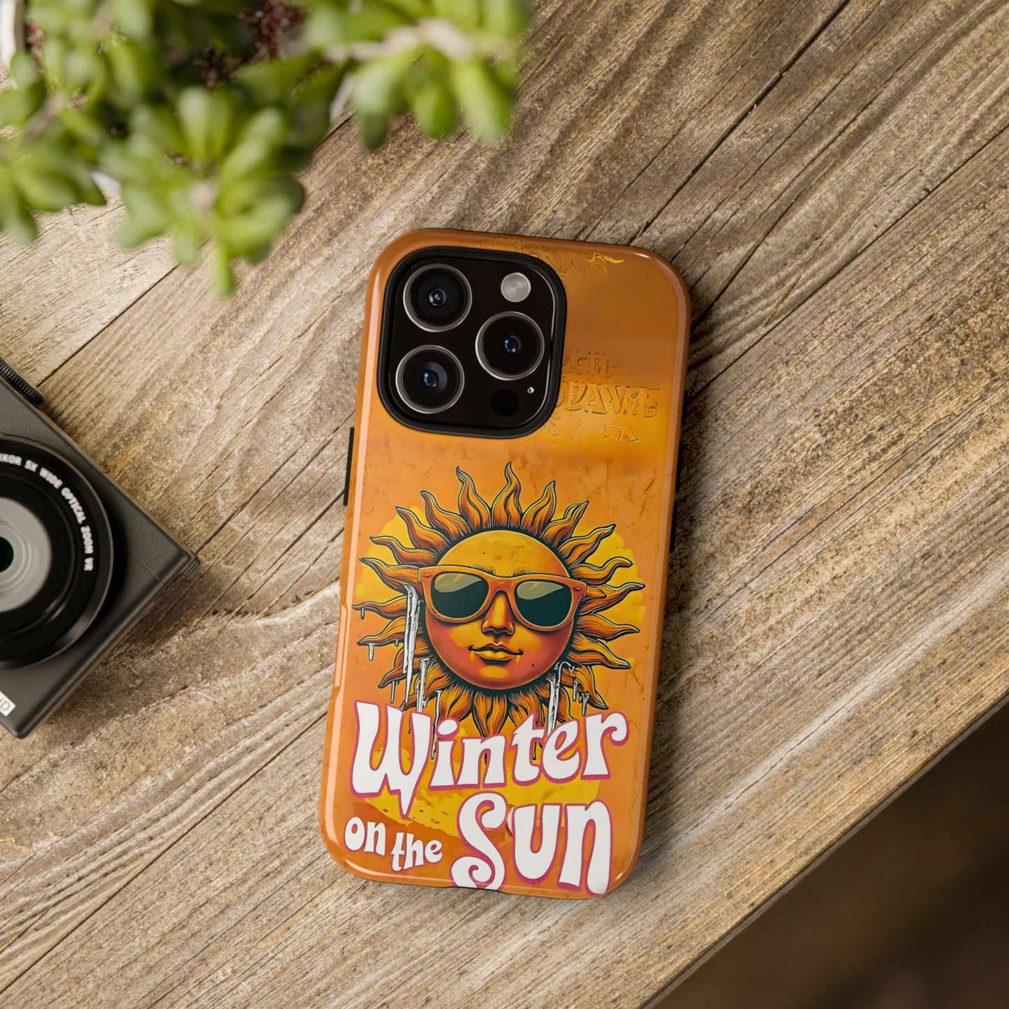 Winter on The Sun Funny Meme Phone Case - Sarcastic Design | Memez Store