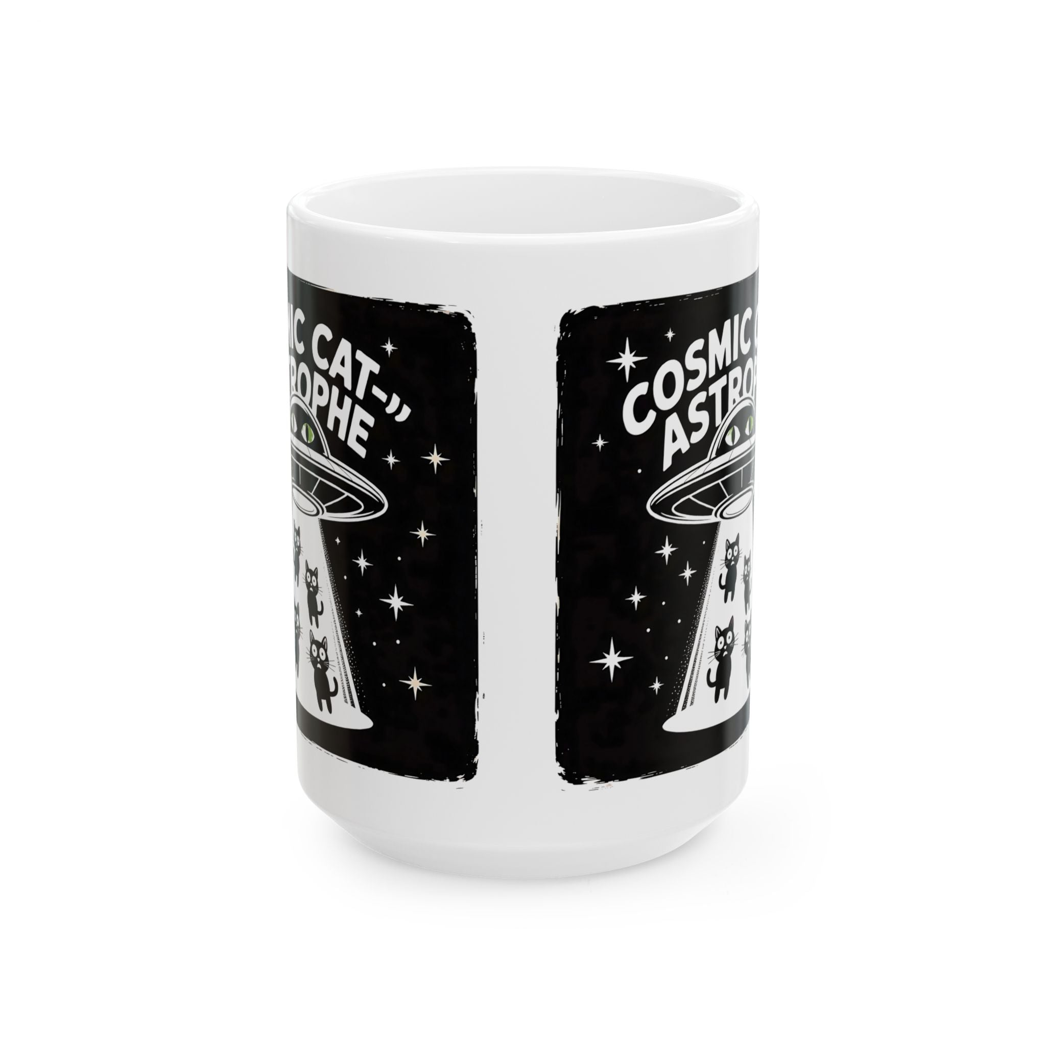 Cosmic Cat Funny Geek Mug