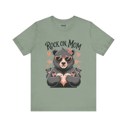 Rock On Mom FUnny Mama Bear Meme Tee By Memez Store