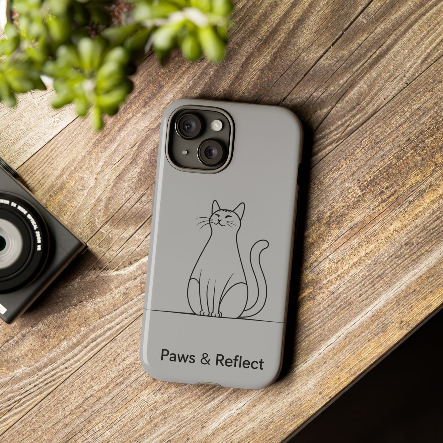 Paw and Reflect Pet Lovers iPhone Case By Memez Store