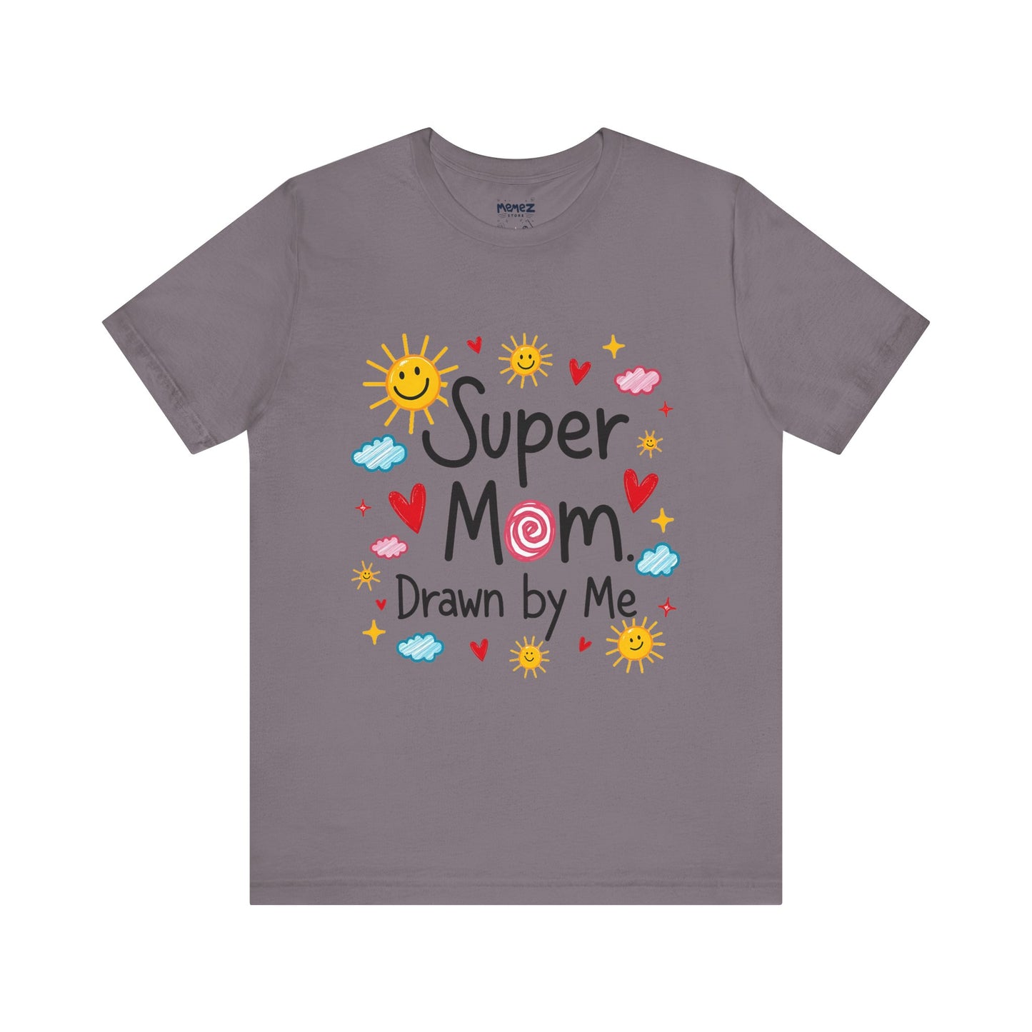 Hand Drawing SUper Mom Tee By Memez store