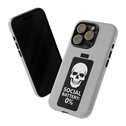 Social Battery Zeero I Phone case by Memez Store