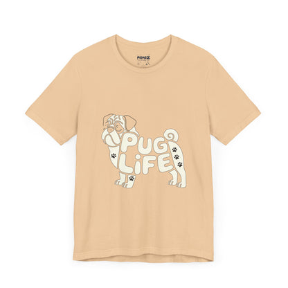 Unisex Tee PUG Life Dog Lover's Meme Tee By Memez store