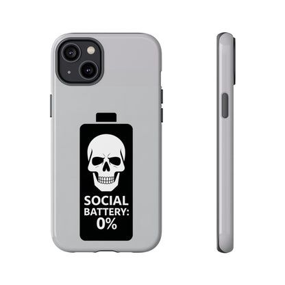 Social Battery Zeero I Phone case by Memez Store
