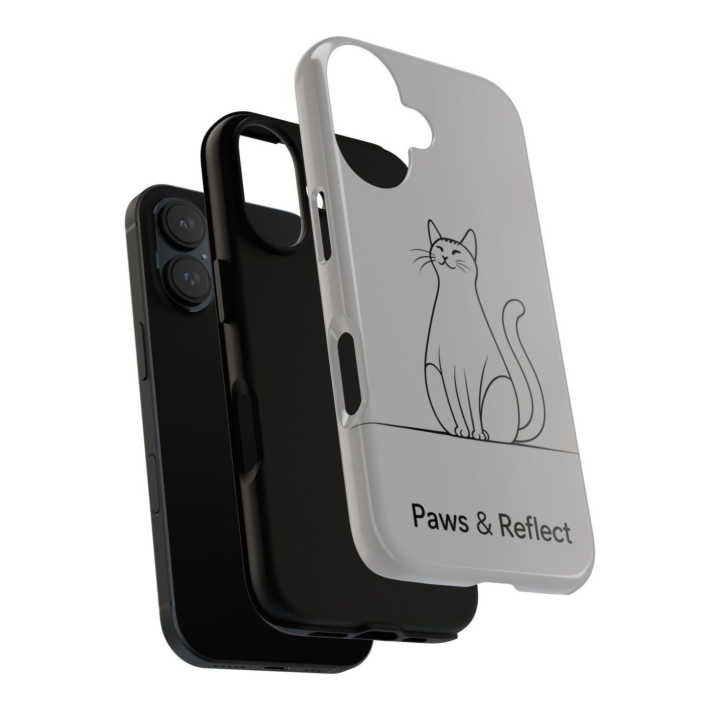 Paw and Reflect Pet Lovers iPhone Case By Memez Store