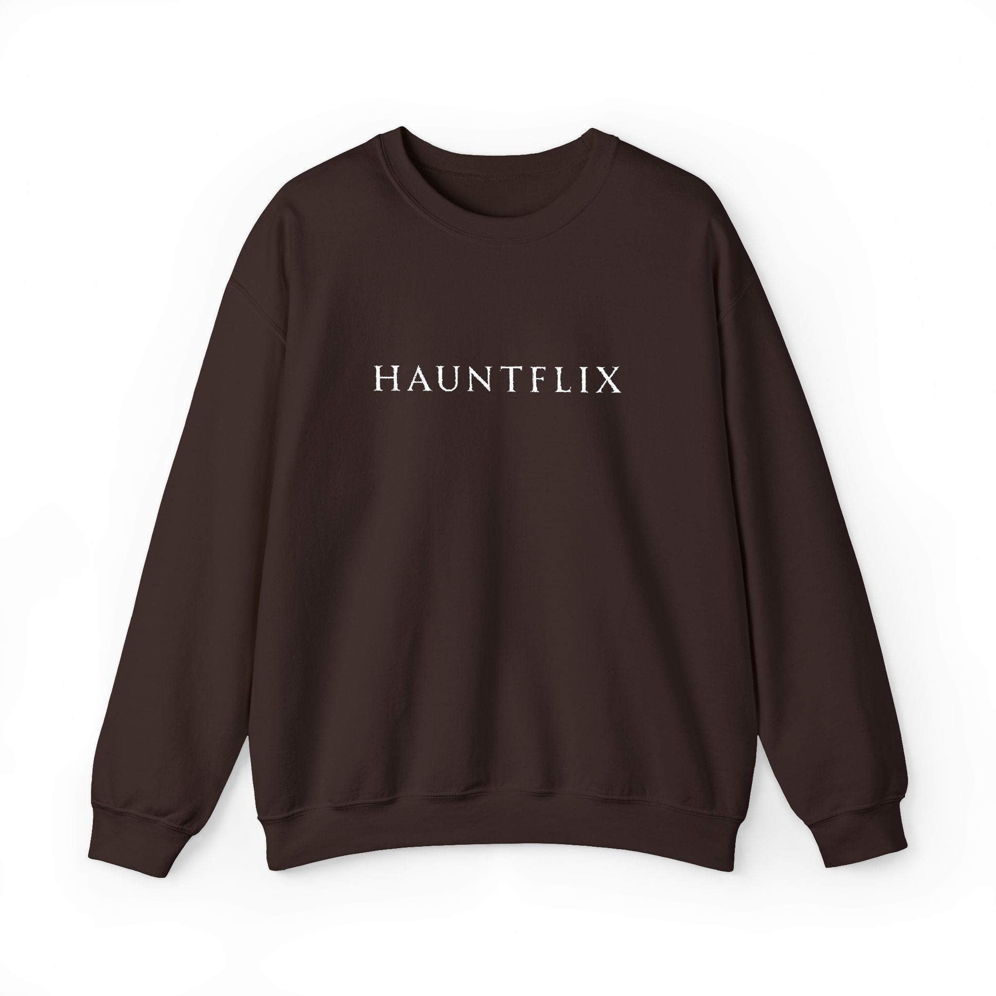 HAUNTFLIX Embroidered Crewneck Sweatshirt