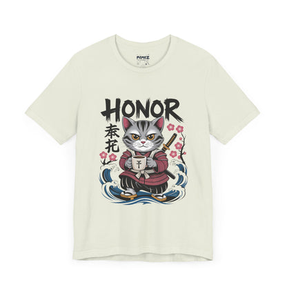 Japanese Noodle Funny Cat Tee