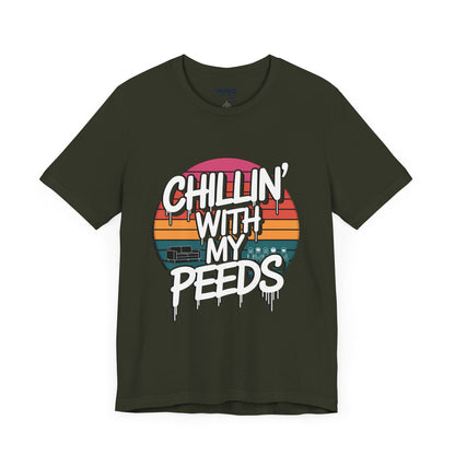 CHillin With Peeds A Funny Easter Tee By Memez Store