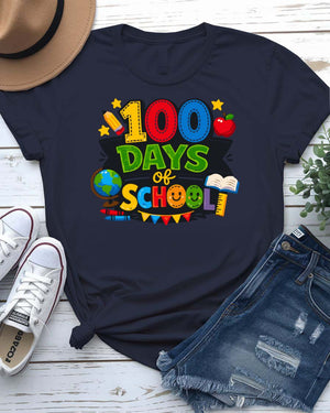 100 Days of School Celebration T-Shirt for Kids