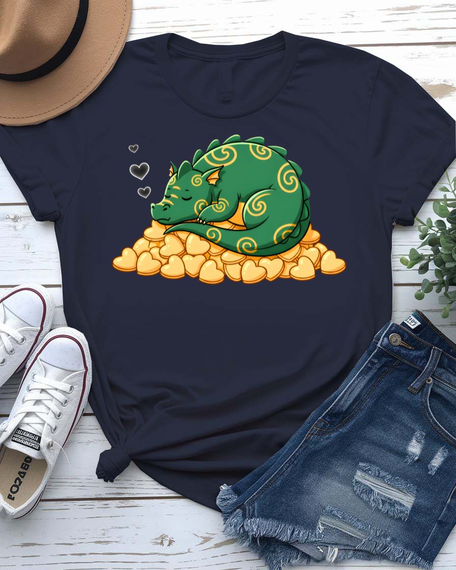 Valentine Dragon Graphic Streetwear T-Shirt