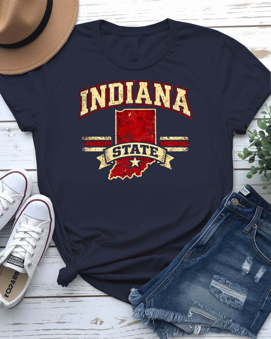 Vintage Indiana State Pride T-Shirt