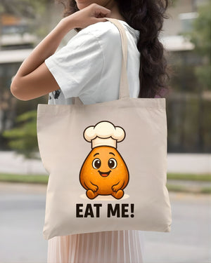 "Eat Me" Alice in Wonderland Literary Tote Bag