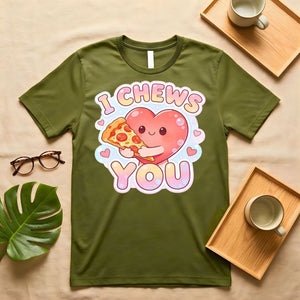 I Chews You Candy Heart Valentine's Graphic T-Shirt