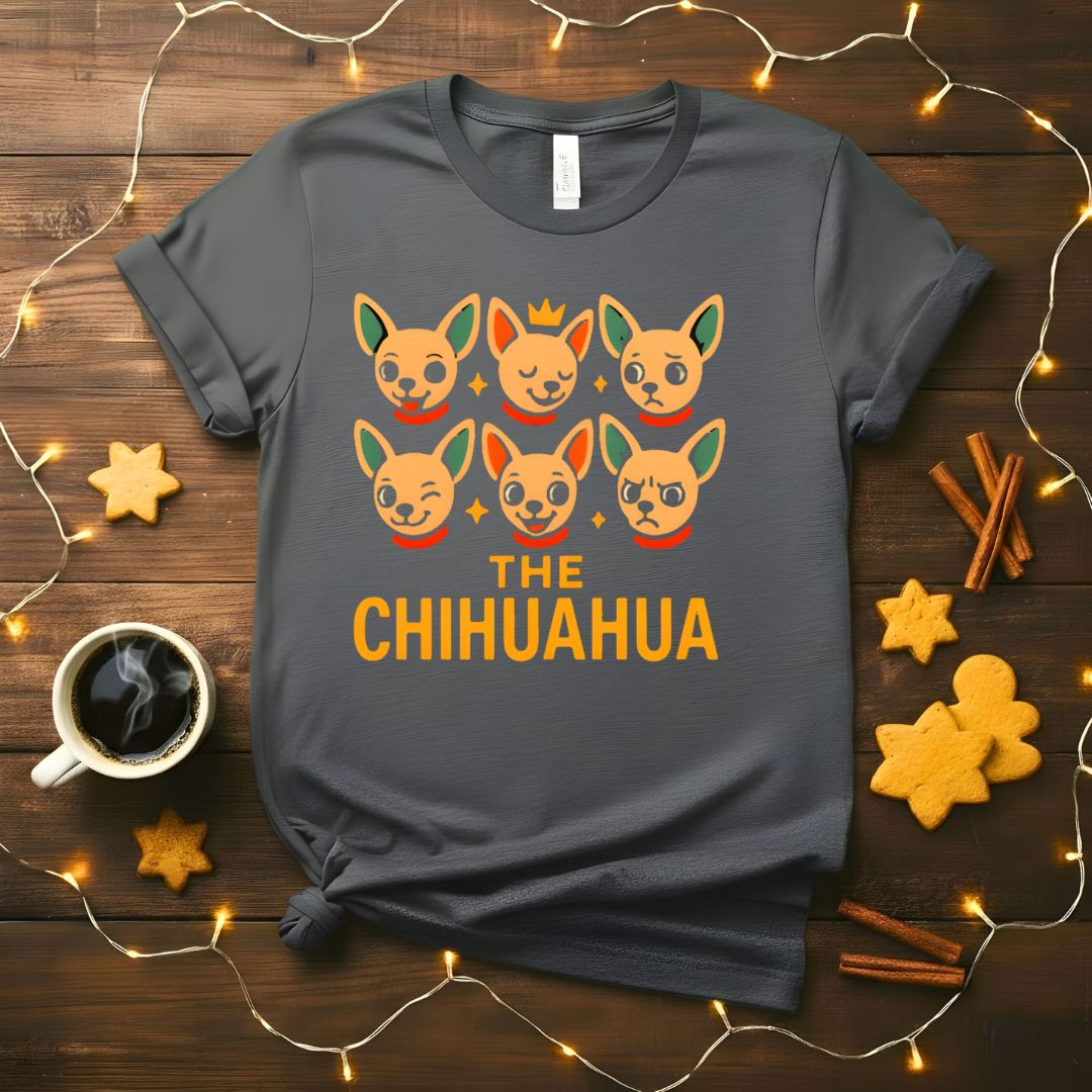 Anxious Chihuahua Meme "I'm a Fraidy Cat" Funny T-Shirt