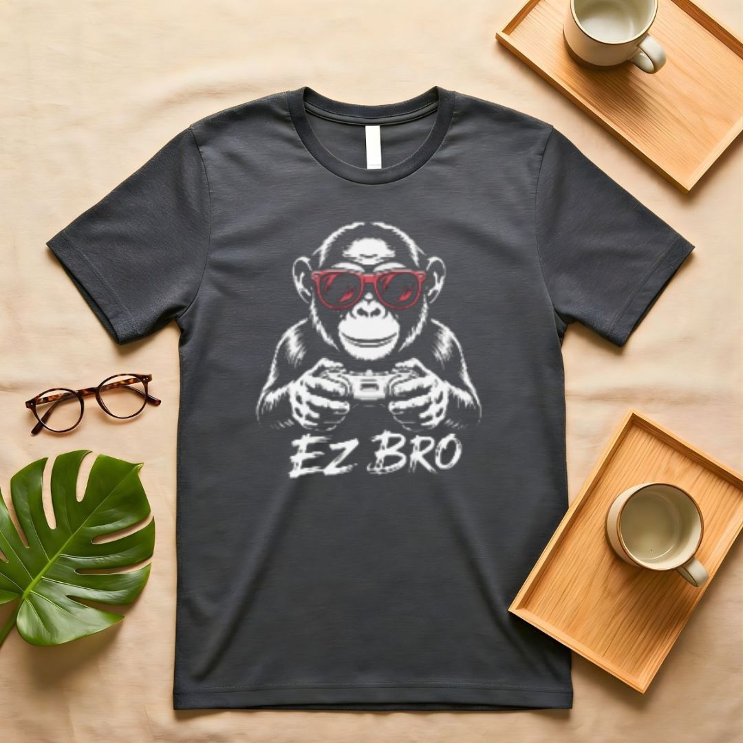 Ez Bro Gamers Sarcastic Victory Meme T-Shirt