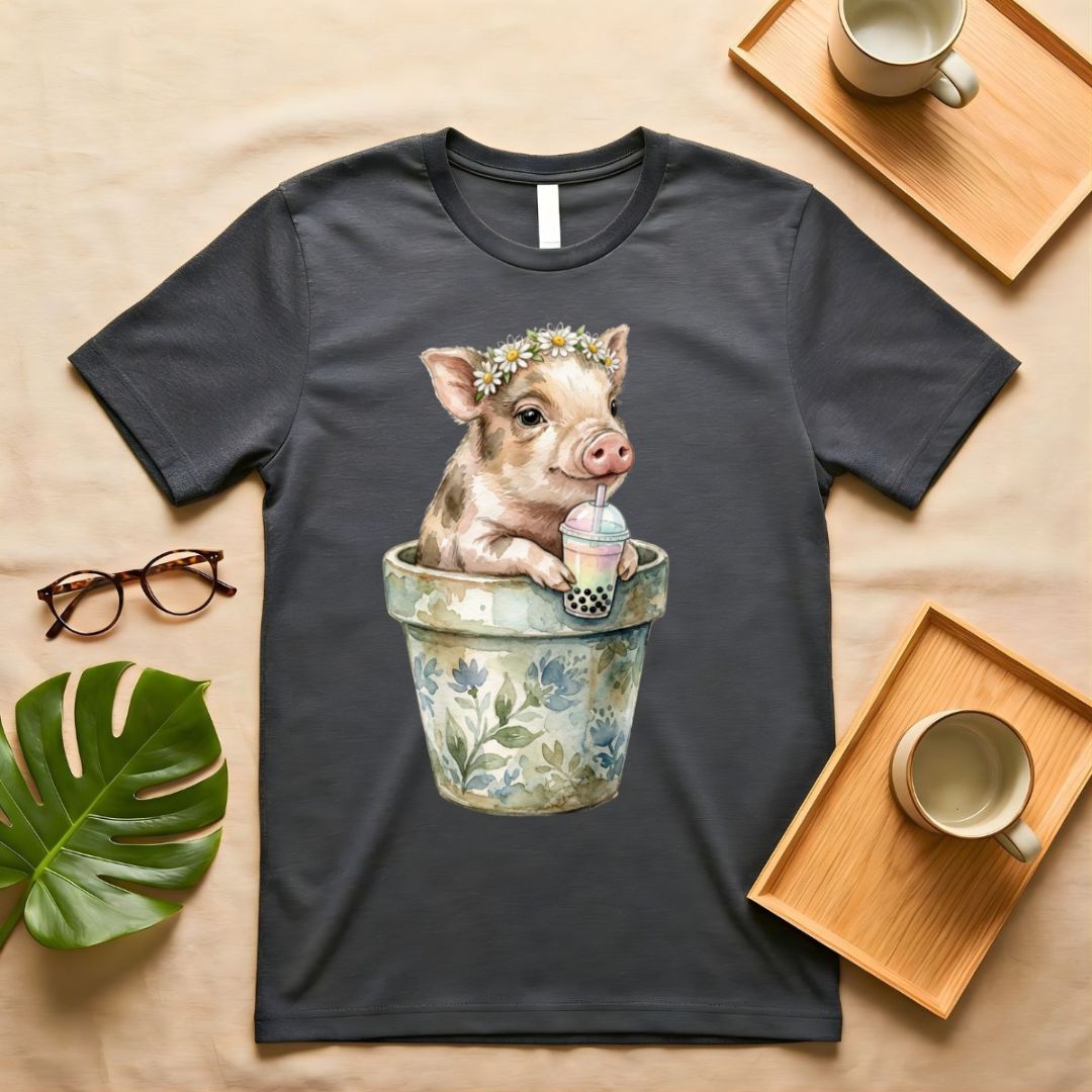 Piggy Boo Boo Crying Over Spilled Drink Meme T-Shirt