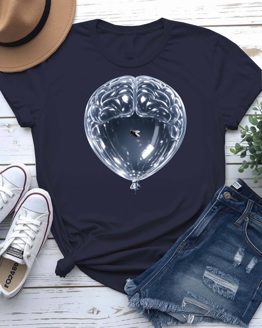 Brain in Bee Graphic Streetwear T-Shirt