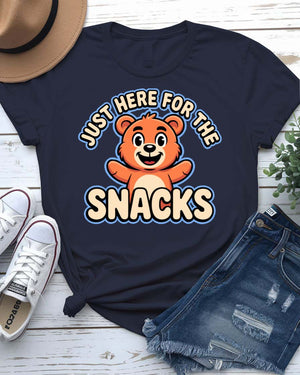 Just Here for The Snacks Graphic T-Shirt