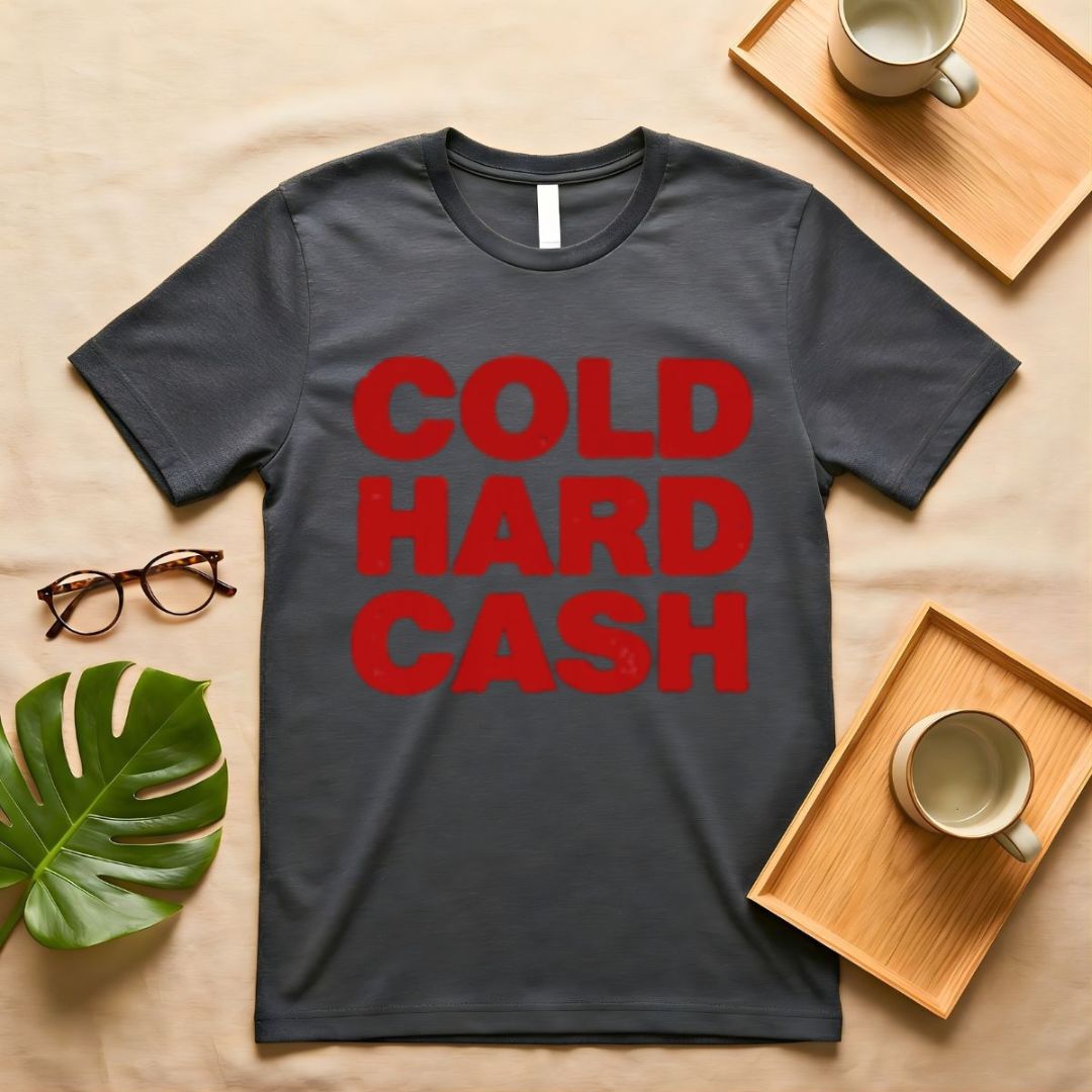 Cold Hard Cash Stack Money Meme T-Shirt