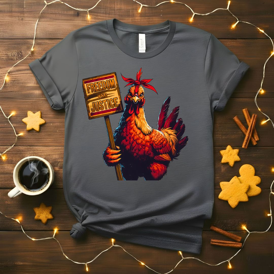 Freedom and Justice Meme Ironic Political Humor T-Shirt