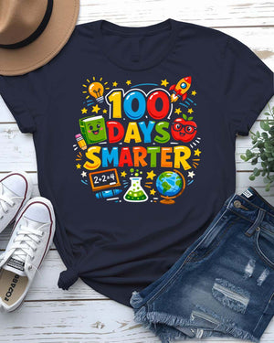 100 Days Smarter Graduation T-Shirt for Kids