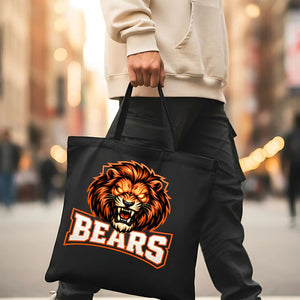 Bears Animal Meme Graphic Tote Bag