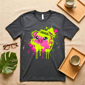 Colored Ceramic Piggy Bank Meme T-Shirt