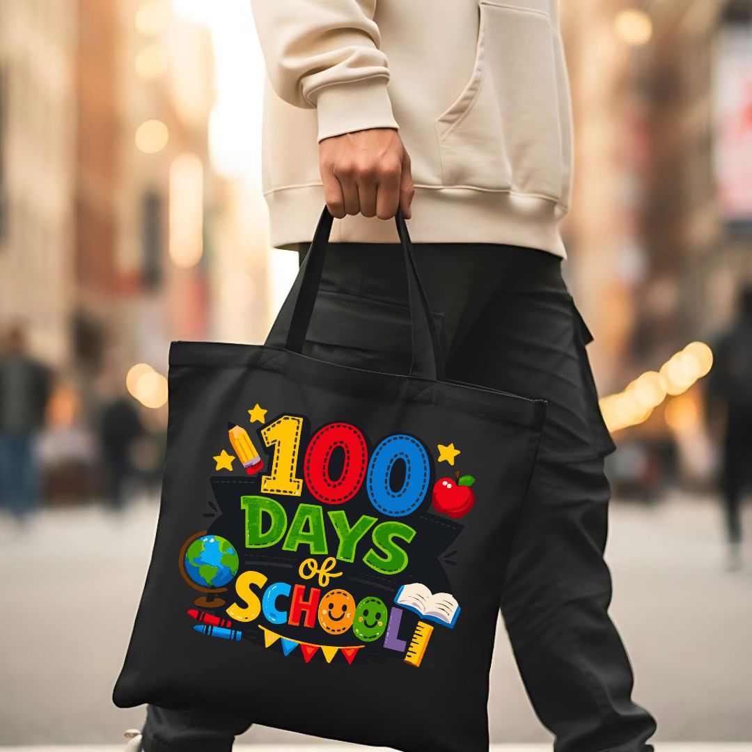 100 Days of School Funny Meme Tote Bag