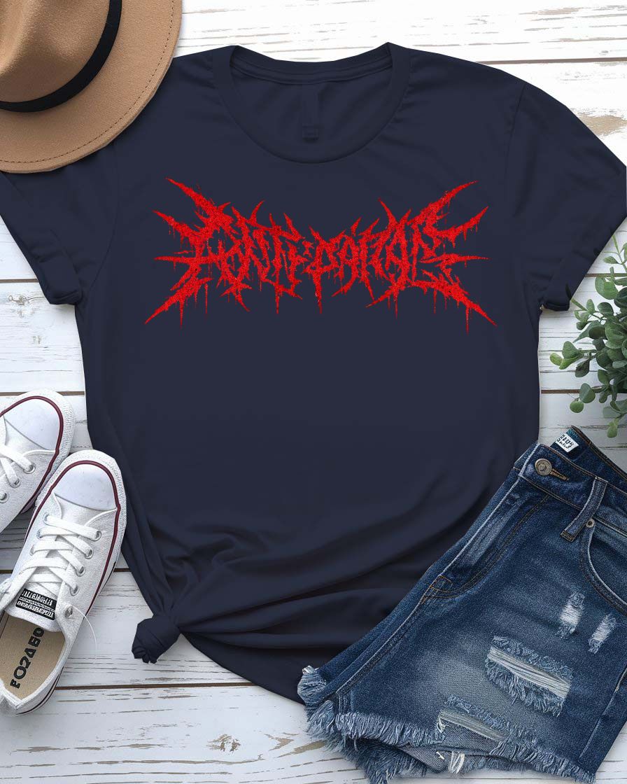 Barbwire T-Shirt with bold graphic barbed wire design across chest