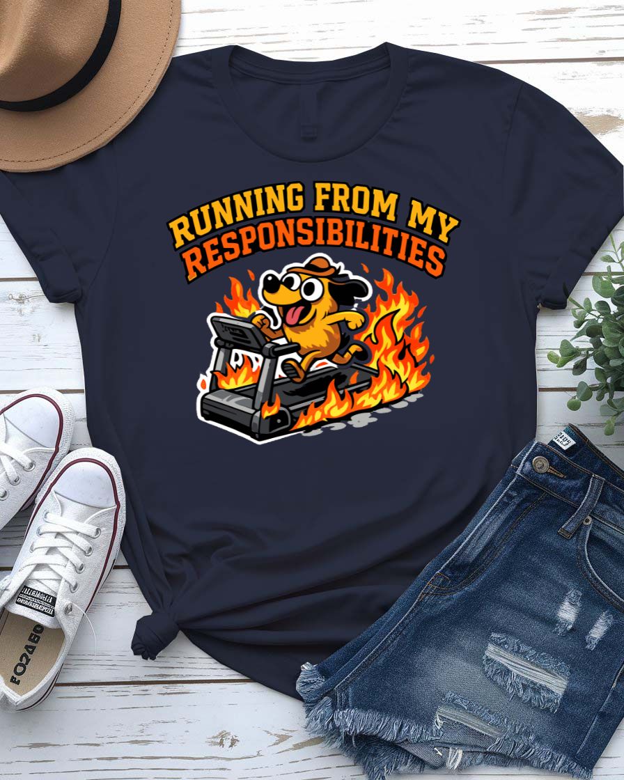 Running From My Responsibilities Graphic T-Shirt