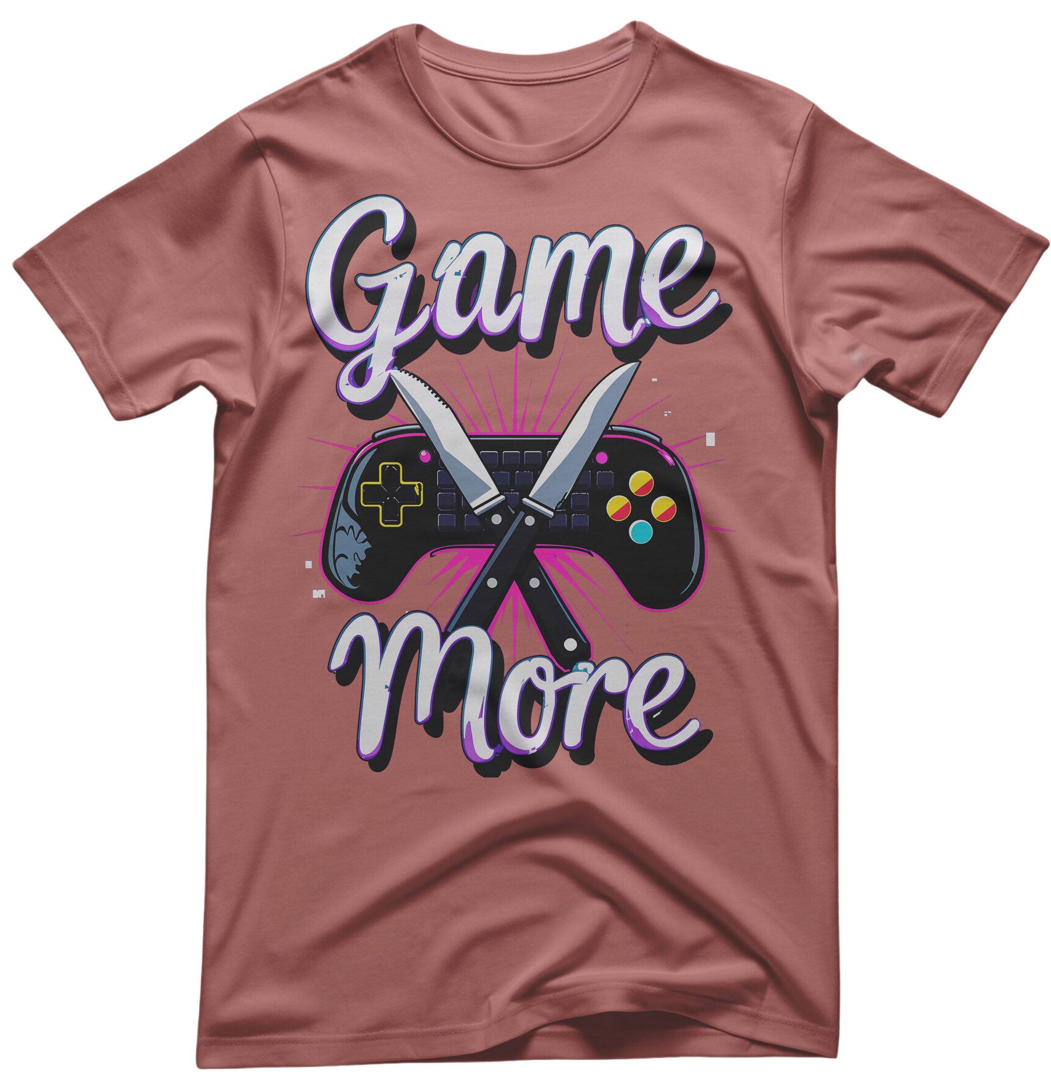 Foodie Gamer Tee - Funny Gaming & Snack Meme Shirt | Memez Store
