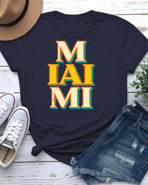Retro Miami Beach Graphic T-Shirt