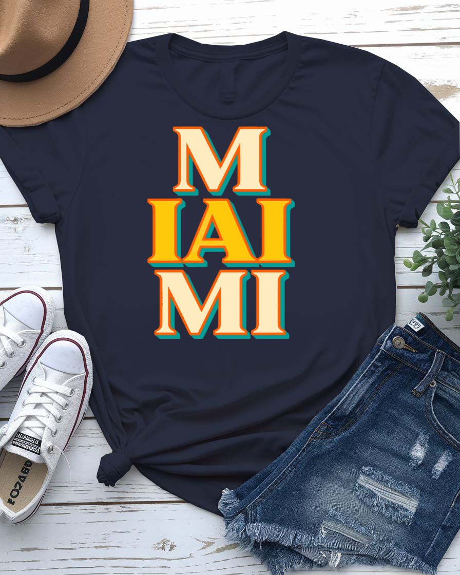Retro Miami Beach Graphic T-Shirt