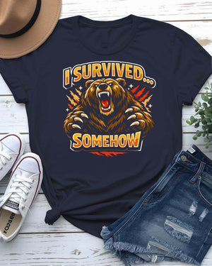 I Survived Somehow Graphic T-Shirt