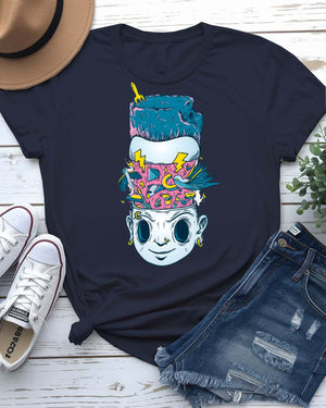 Overthinker t-shirt with minimalist bold typography on heather grey