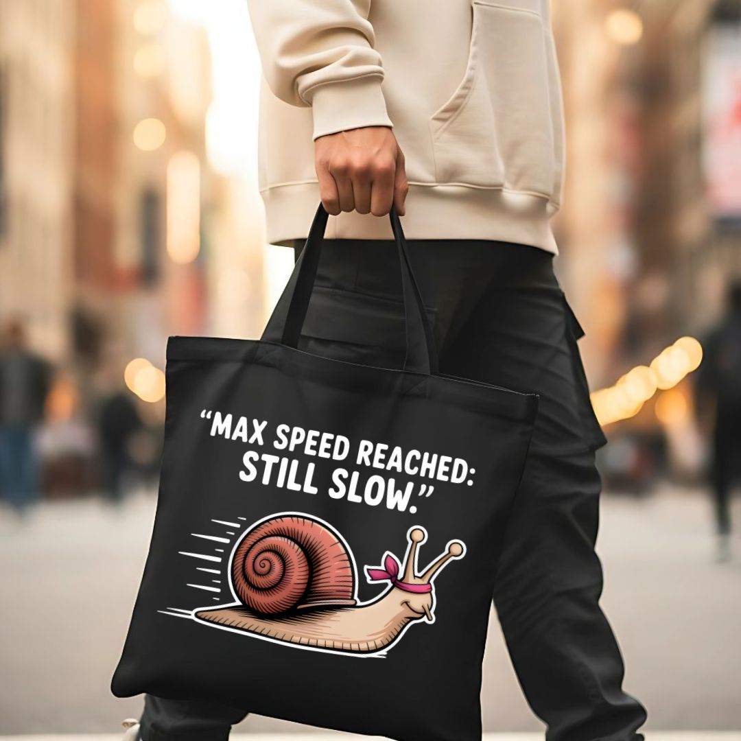 "Still Slow" Cute Sloth &amp; Slow Living Tote Bag